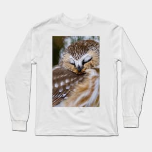 Northern Saw Whet Owl - Ottawa, Canada Long Sleeve T-Shirt